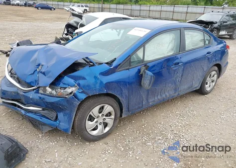 2015 Honda Civic Lx из США, поврежденный, VIN 19XFB2E5XFE009325